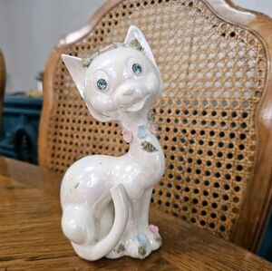 Vintage Enterprise Exclusive‎ • Iridescent Cat Figurine